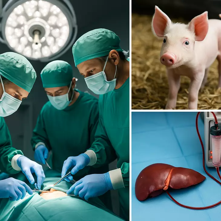 Mỹ thử nghiệm gan heo chỉnh sửa gene để điều trị suy gan cấp tính