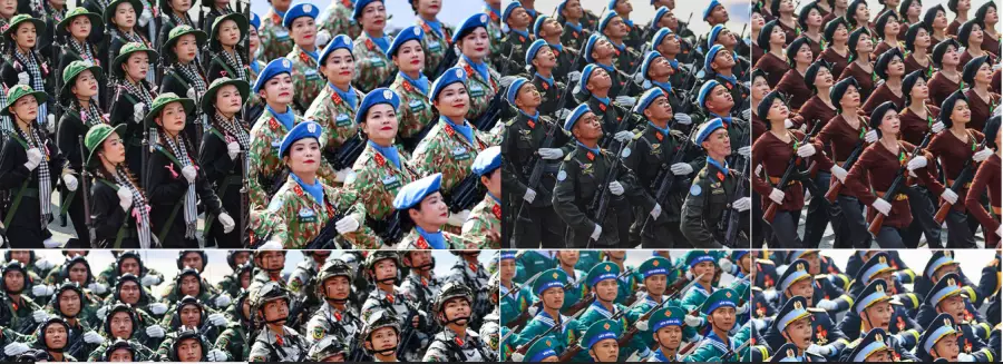 Những hình ảnh trong lễ diễu binh 50 năm thống nhất đất nước (30-4-2025)