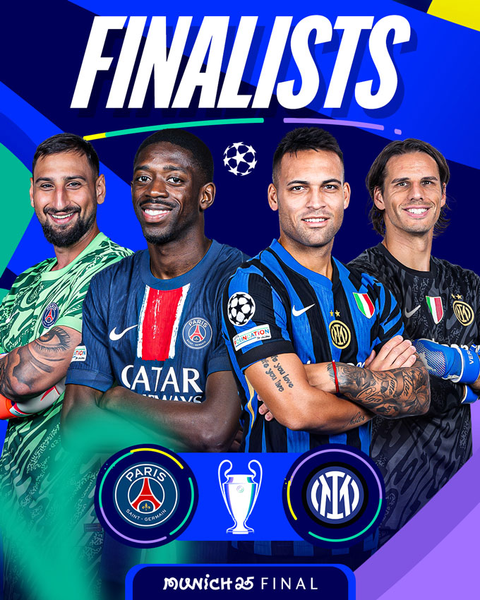 Chung kết Champions League 2025 PSG vs Inter: Diễn biến, lực lượng và thông tin mới nhất