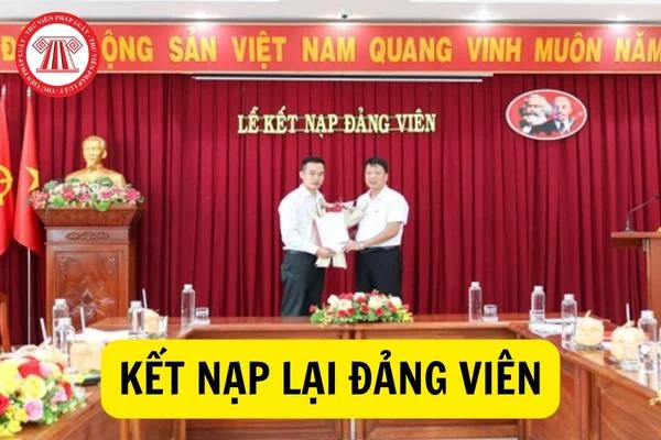 kết nạp lại vào Đảng