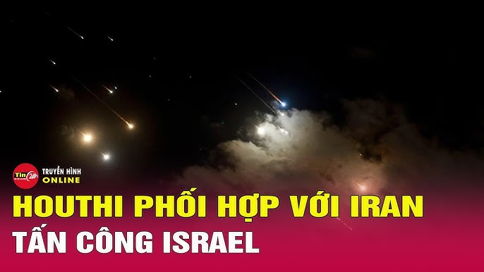 Houthis Yemen phối hợp Iran tấn công tên lửa vào Israel - Hình ảnh minh họa