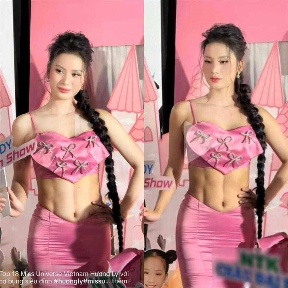 Huyền Baby lộ cơ bụng nhăn nhúm, netizen nghi "bụng múi giả" - Hình ảnh minh họa