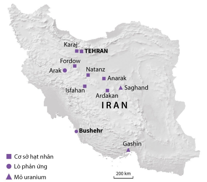 Israel thừa nhận chỉ Mỹ có thể phá hủy cơ sở hạt nhân Fordow của Iran - Hình ảnh minh họa