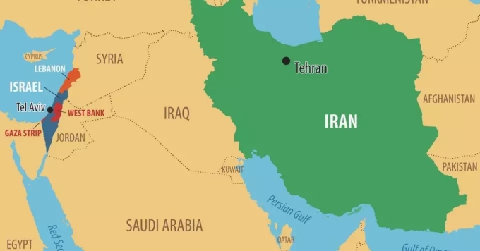 Israel tuyên bố thiết lập vùng không phận tự do hoạt động sâu trong lãnh thổ Iran - Hình ảnh minh họa