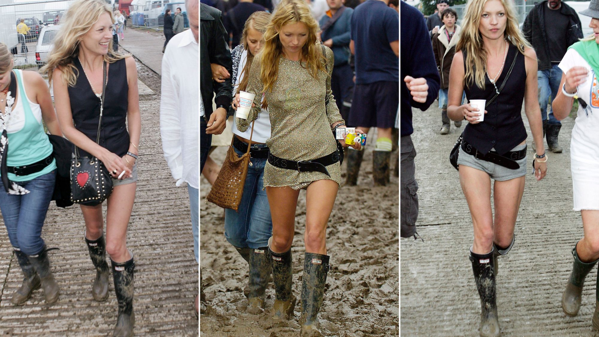 Kate Moss và đôi ủng huyền thoại: Biểu tượng thời trang lễ hội Glastonbury - Hình ảnh minh họa