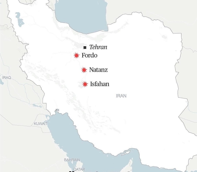 Mỹ không kích ba cơ sở hạt nhân Iran, khuấy động căng thẳng khu vực - Hình ảnh minh họa