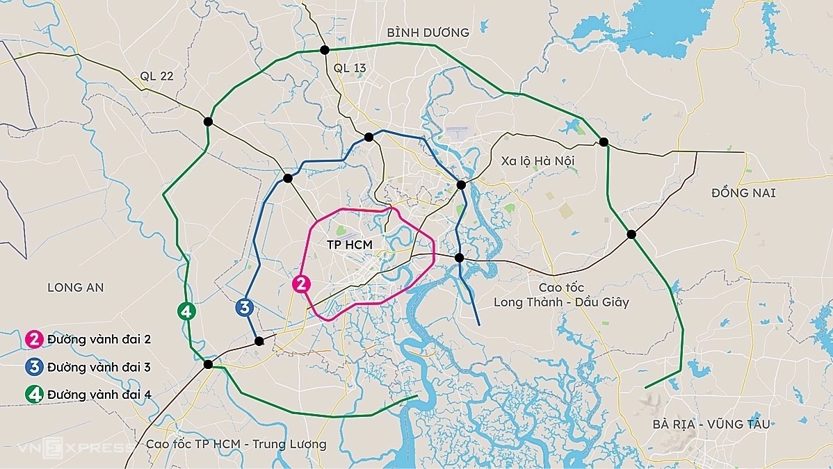 Quốc hội phê duyệt đầu tư vành đai 4 TP. HCM và cao tốc Quy Nhơn - Pleiku - Hình ảnh minh họa