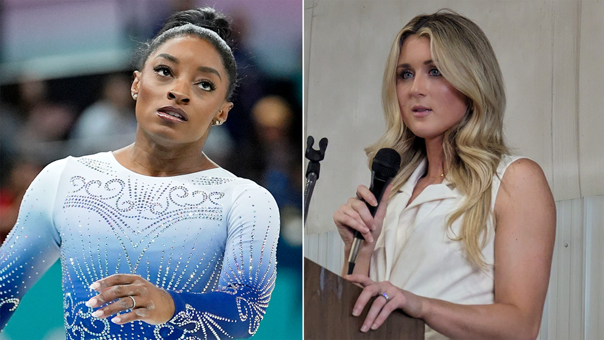 Simone Biles công khai đấu khẩu Riley Gaines vì tranh cãi vận động viên chuyển giới - Hình ảnh minh họa