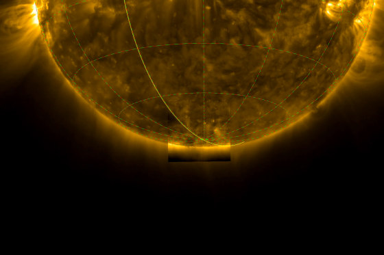 Tàu Solar Orbiter ghi lại hình ảnh chưa từng có về cực nam Mặt Trời - Hình ảnh minh họa