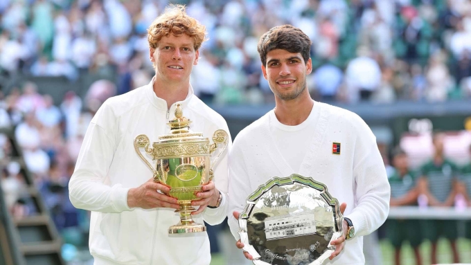 Alcaraz coi thất bại trước Sinner ở Wimbledon là động lực phát triển - Hình ảnh minh họa