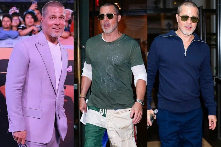 Brad Pitt tuổi 61: Thời trang đột phá hay khủng hoảng phong cách trung niên? - Hình ảnh minh họa