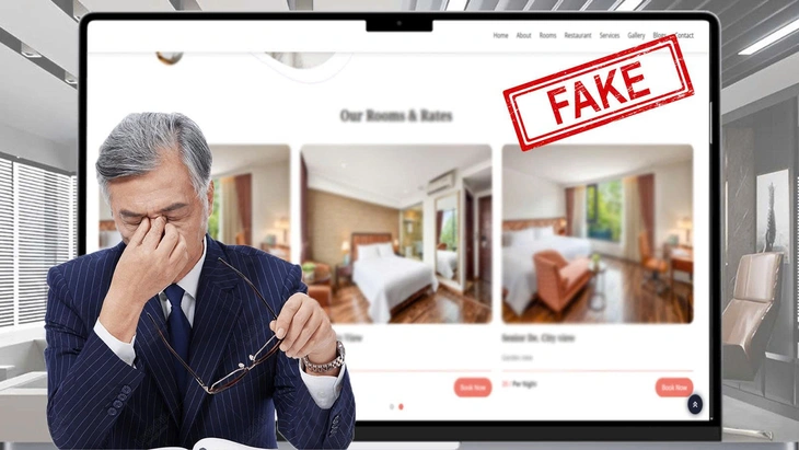 Cảnh báo chiêu trò lừa đảo đặt phòng khách sạn trên mạng xã hội - Hình ảnh minh họa