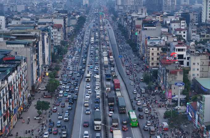 Hà Nội cấm xe máy chạy xăng dầu trong Vành đai 1 từ năm 2026 - Hình ảnh minh họa