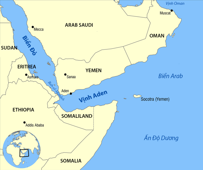 Houthi phóng tên lửa đánh chìm tàu hàng Eternity C ở Biển Đỏ - Hình ảnh minh họa
