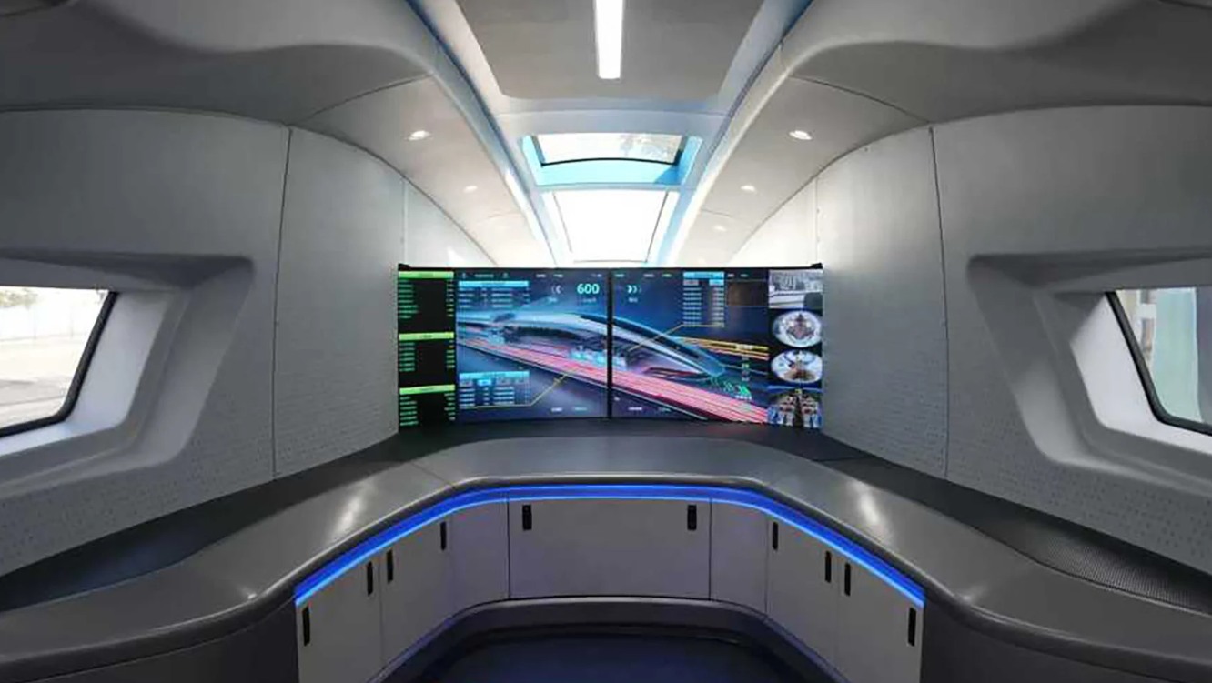 Trung Quốc ra mắt tàu đệm từ siêu tốc đạt 600km/h gây chấn động toàn cầu - Hình ảnh minh họa